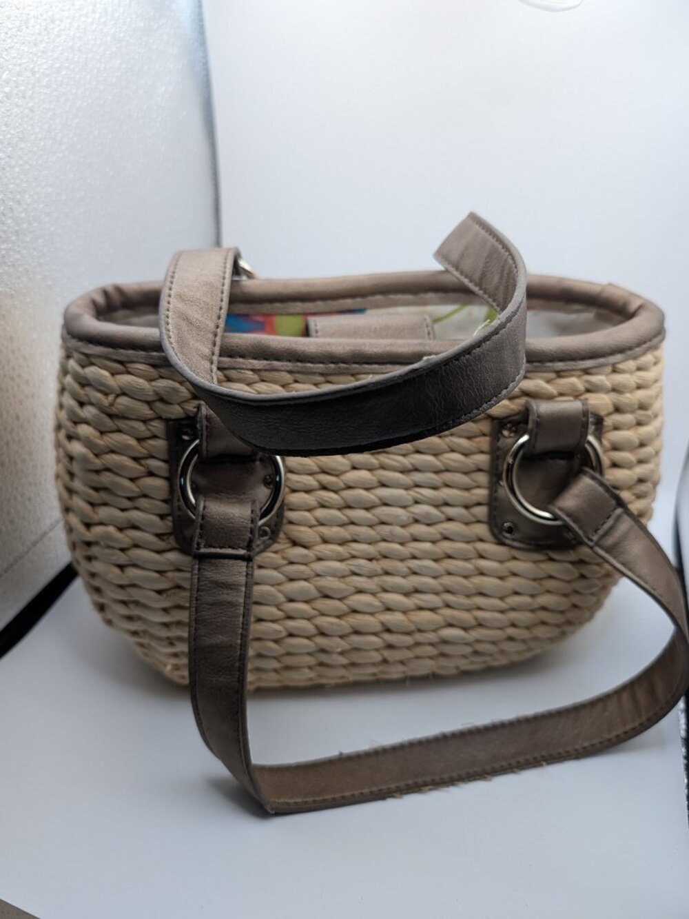 Vintage Liz Claiborne Straw Bag
